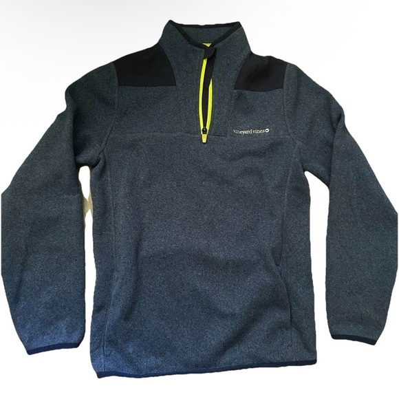 Vineyard Vines Boy Blue 1/4 Zip Pull Over Size Large (16) - Picture 1 of 3